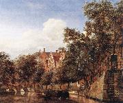 HEYDEN, Jan van der View of the Westerkerk, Amsterdam  sf oil on canvas